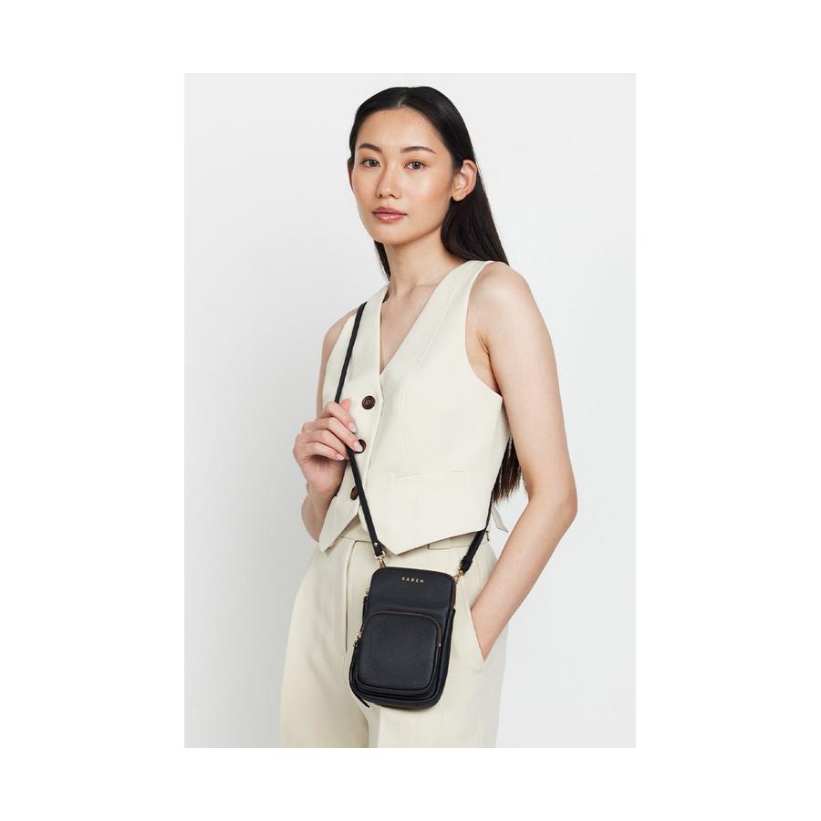 Saben Nikko Phone Sling Black Bubble Black Bubble