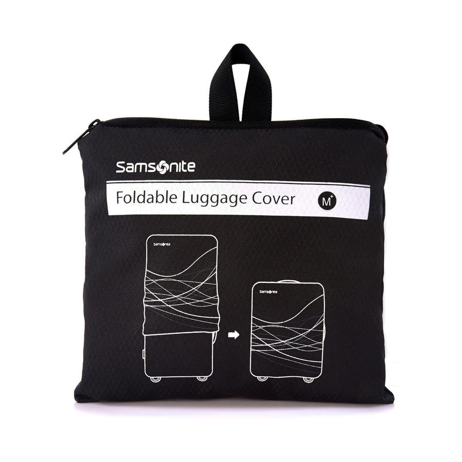 Samsonite Foldable Luggage Cover - Medium + Black Black