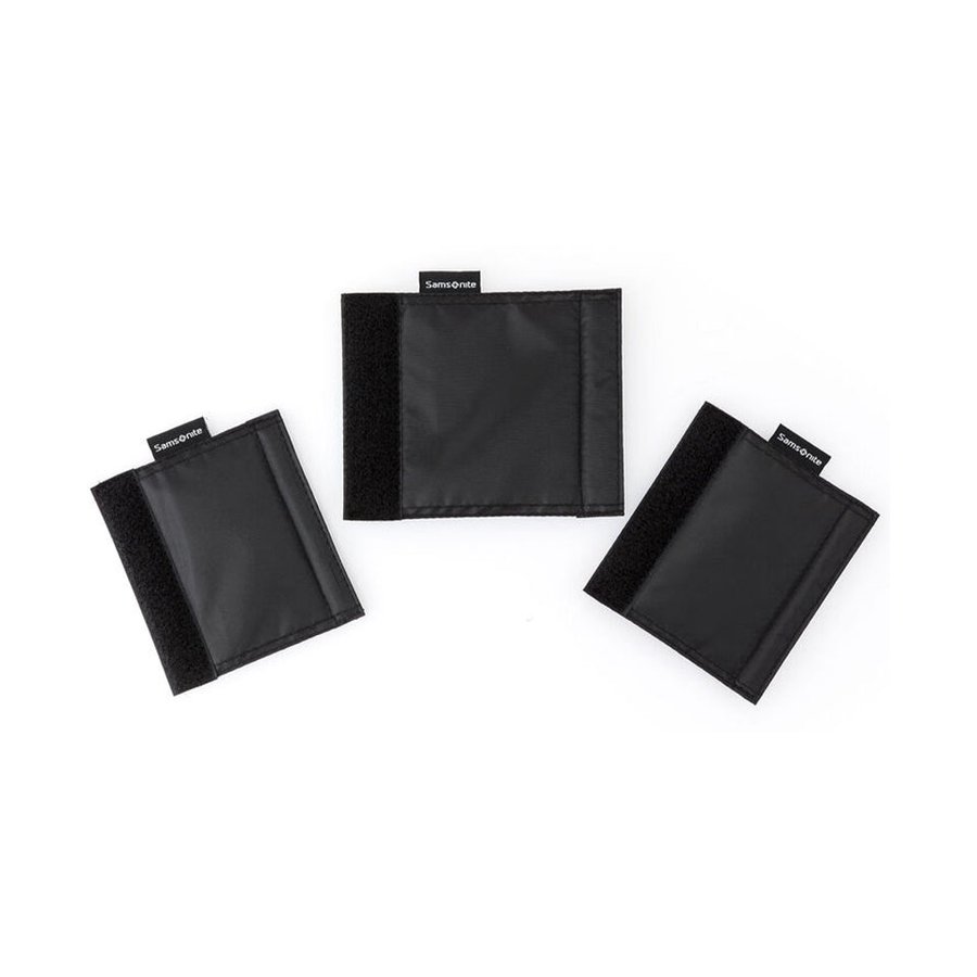 Samsonite Antimicrobial Luggage Handle Wrap Set Black Black