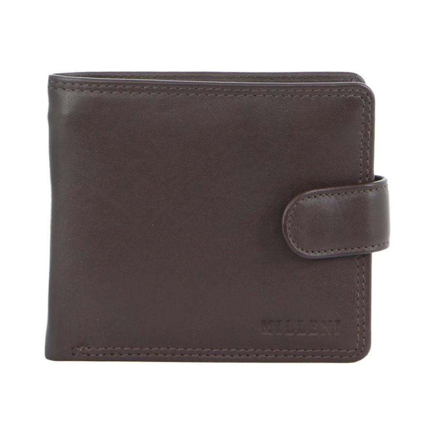 Milleni Alberto Men's Leather RFID Wallet Brown Brown