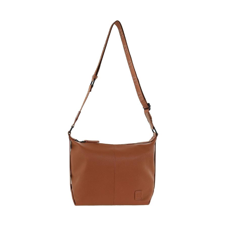 Gap Essenza Ladies Vegan Leather Rectangular Crossbody Bag Tan Tan