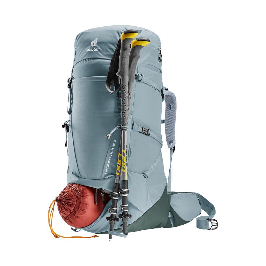 Deuter Aircontact Core 45+10SL Trekking Backpack Shale-Ivy Shale-Ivy