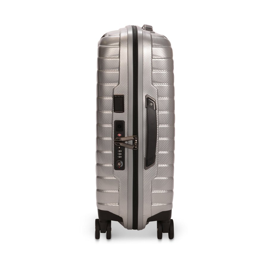 Samsonite Proxis 55cm Hardside Carry-On Suitcase Silver Silver