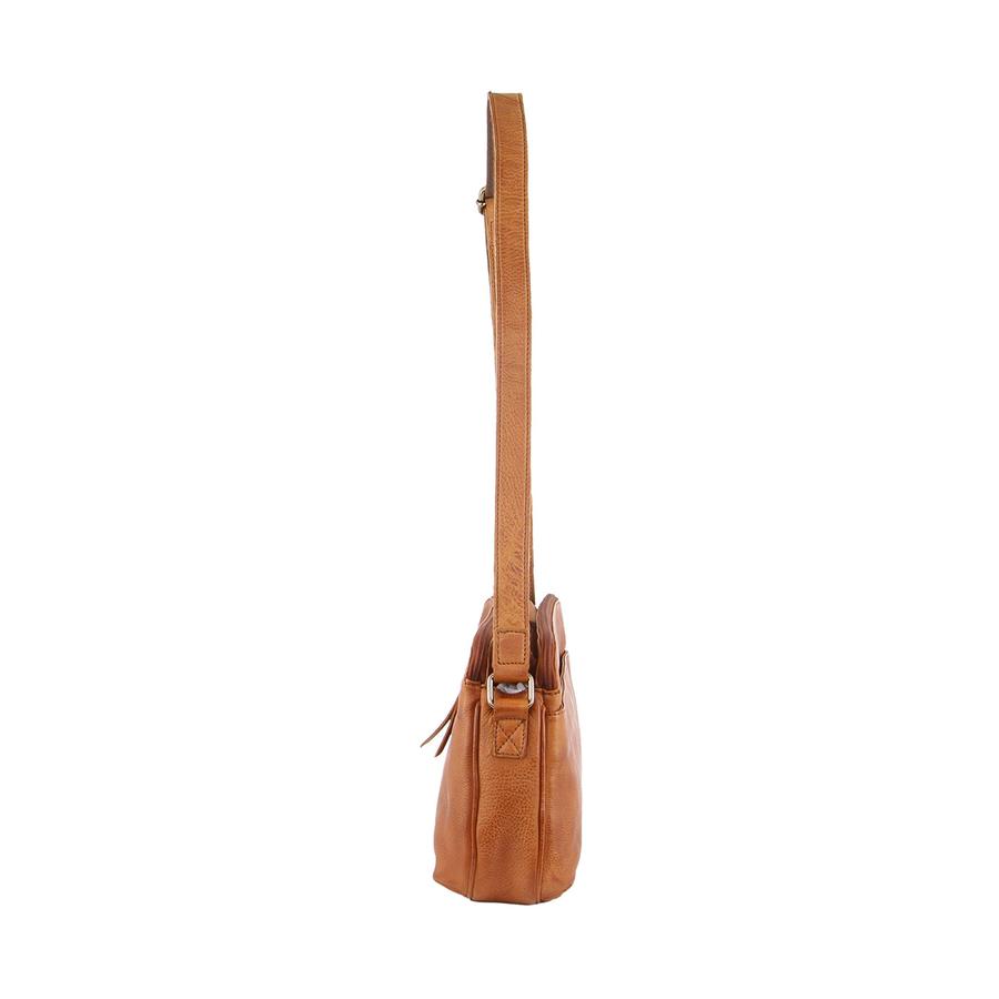 Milleni Grace Women's Leather Crossbody Bag Cognac Cognac