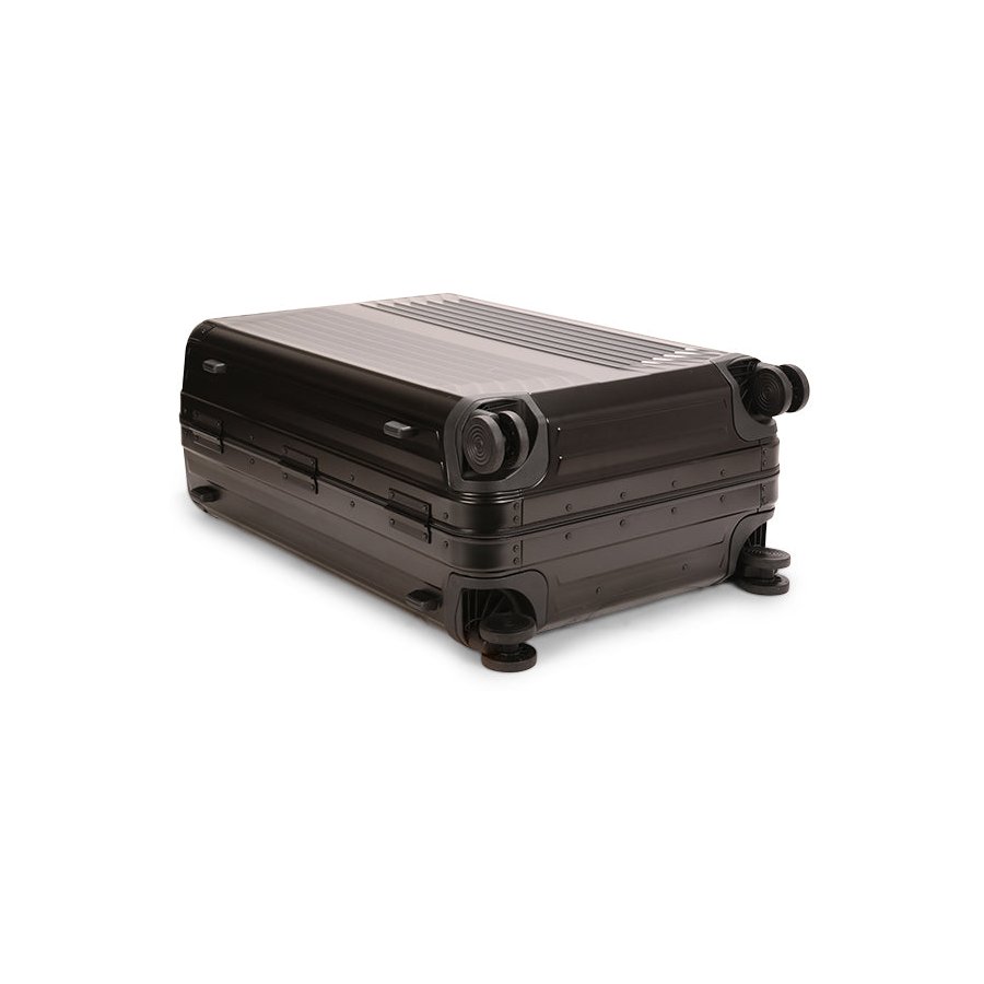 Samsonite Lite-Box ALU 55cm & 76cm Hardside Luggage Set Black Black