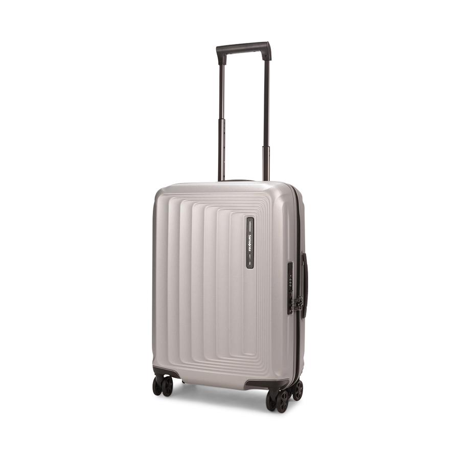 Samsonite Nuon 55cm Hardside USB Carry-On Suitcase Matte Silver Matte Silver