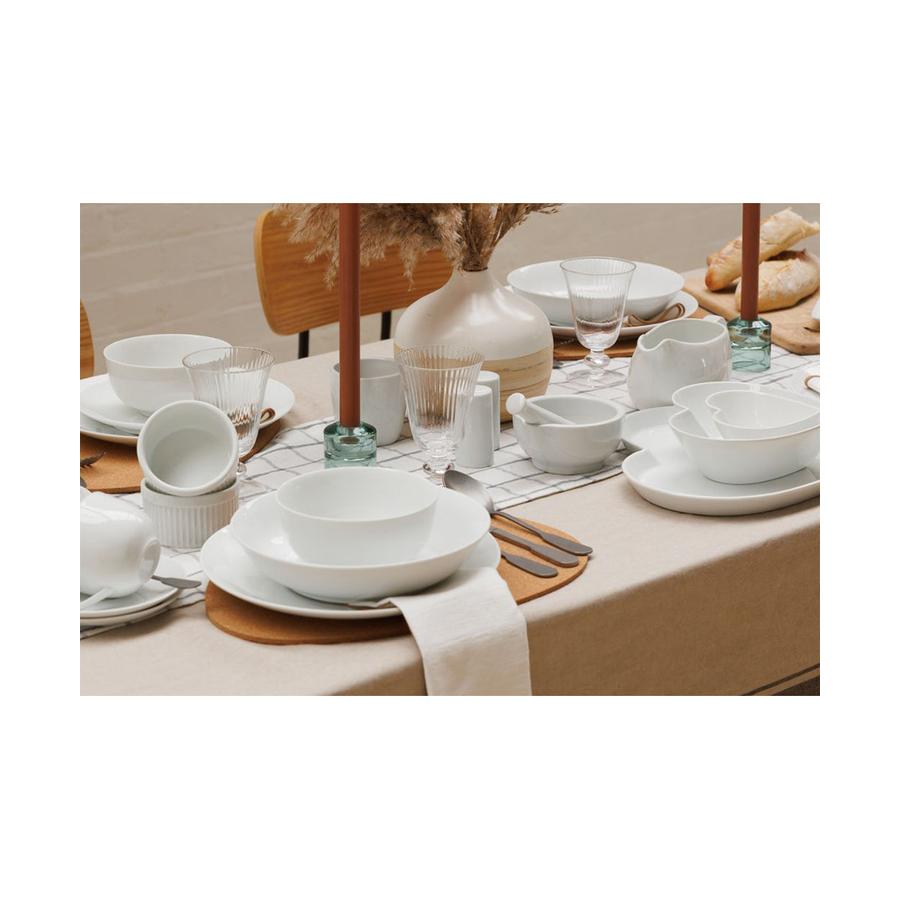 Mikasa Chalk 14cm Porcelain Cereal Bowls (Set of 4) White White