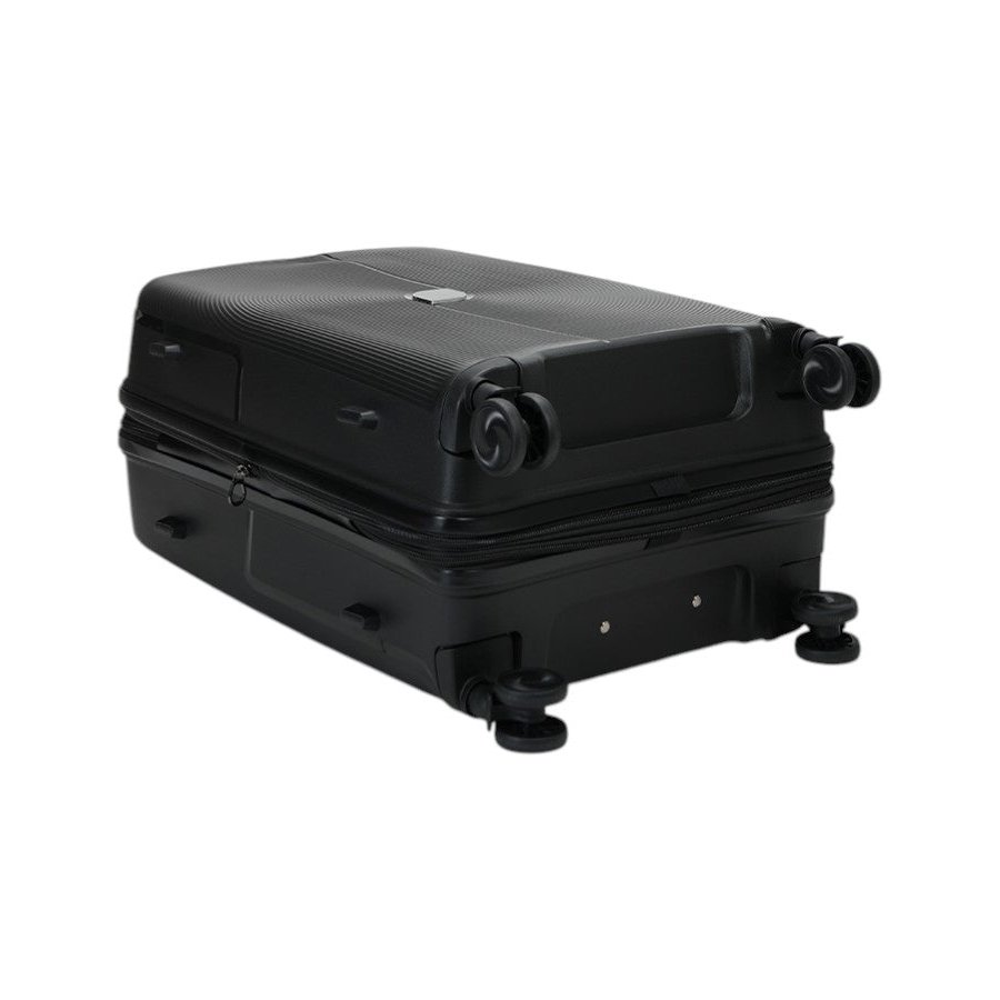 Caselite Aero 56cm & 65cm Hardside Luggage Set Black Black