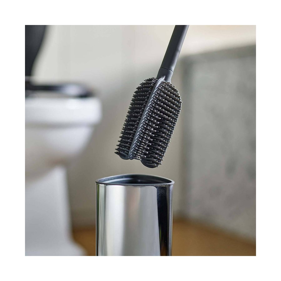 Joseph Joseph Flex 360 Luxe Toilet Brush Stainless Steel Stainless Steel