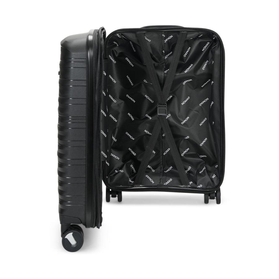 Nomad Discover 56cm Hardside Carry-On Suitcase Black Black
