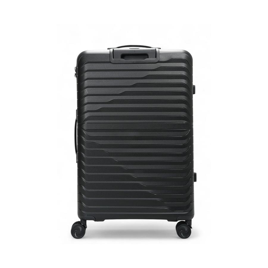 Caselite Summit 56cm & 75cm Hardside Luggage Set Black Black