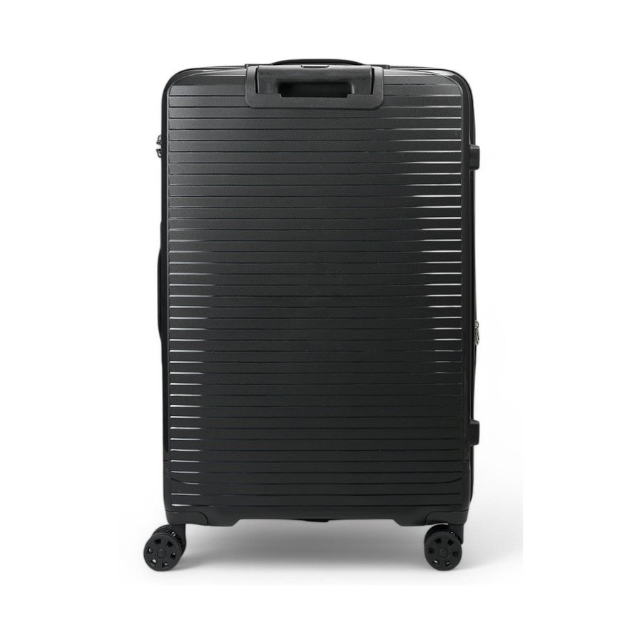 Nomad Venture 75cm Hardside Checked Suitcase Black Black