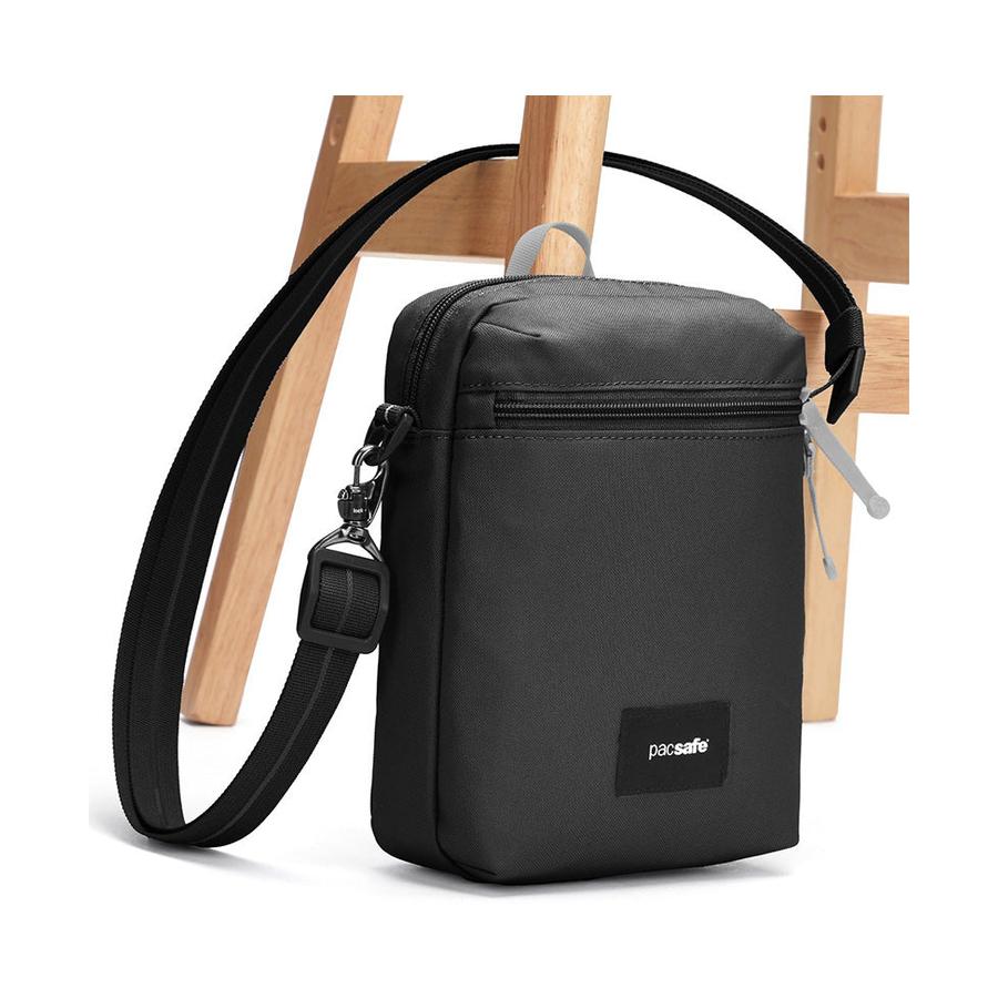 Pacsafe GO Anti-Theft Recycled Festival Crossbody Bag Jet Black Jet Black