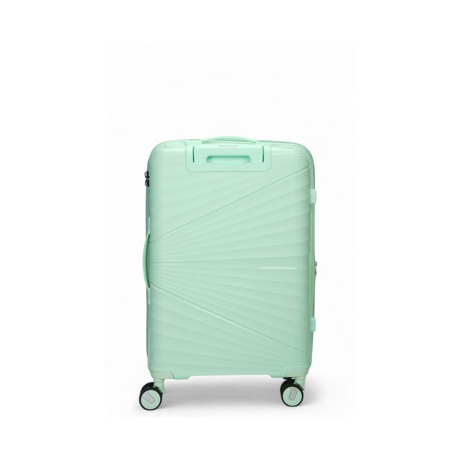 Nomad Aspire 65cm Hardside Checked Suitcase Mint Mint