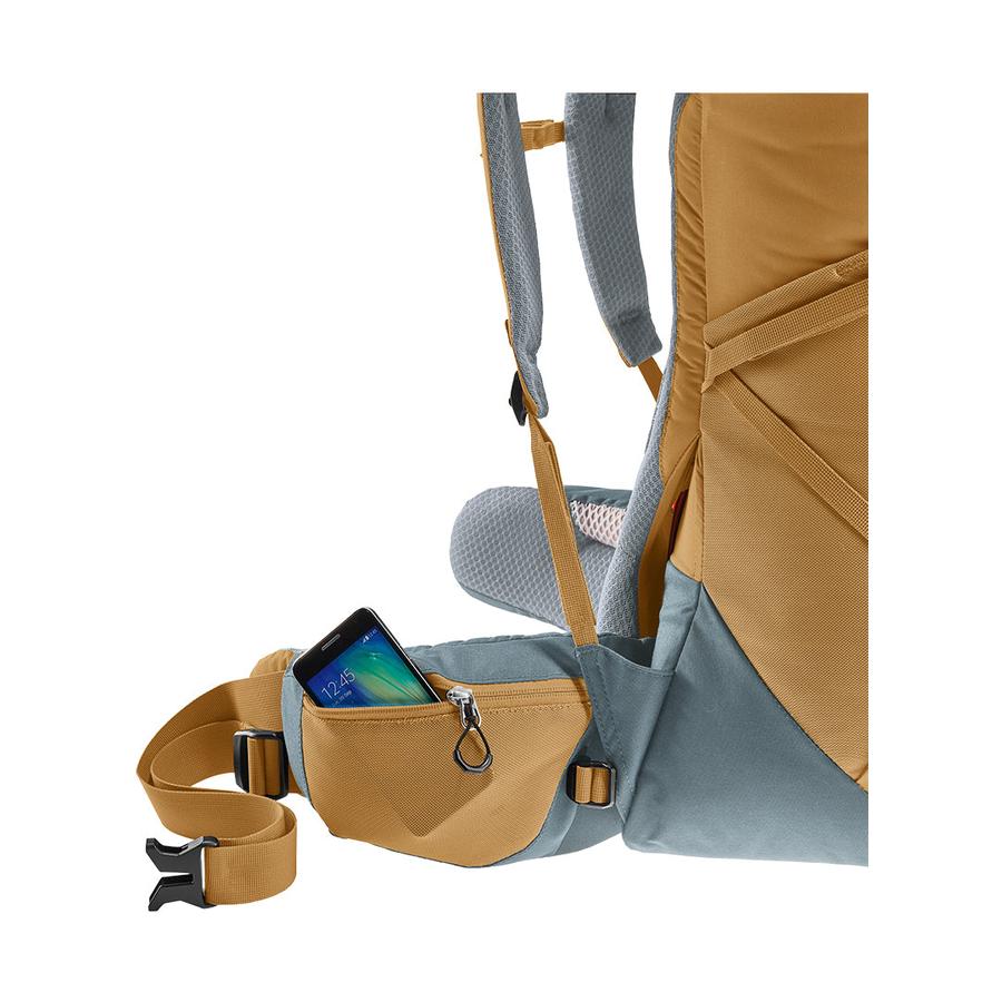 Deuter Aircontact Core 40+10 Trekking Backpack Almond-Teal Almond-Teal