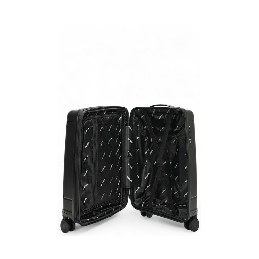 Nomad Quest 56cm Hardside Carry-On Suitcase Black Black