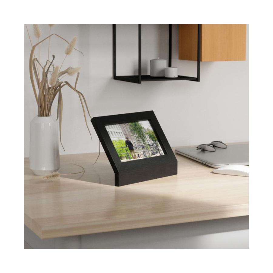 Umbra Podium Picture Frame (10cm x 15cm) Black Black