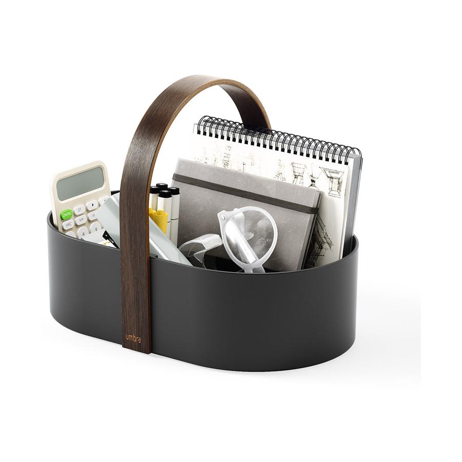 Umbra Bellwood Caddy Black/Walnut Black/Walnut