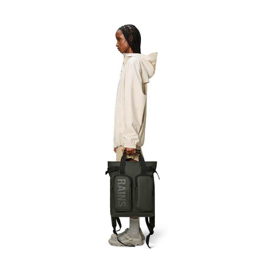 Rains Texel Tote Backpack Green Green