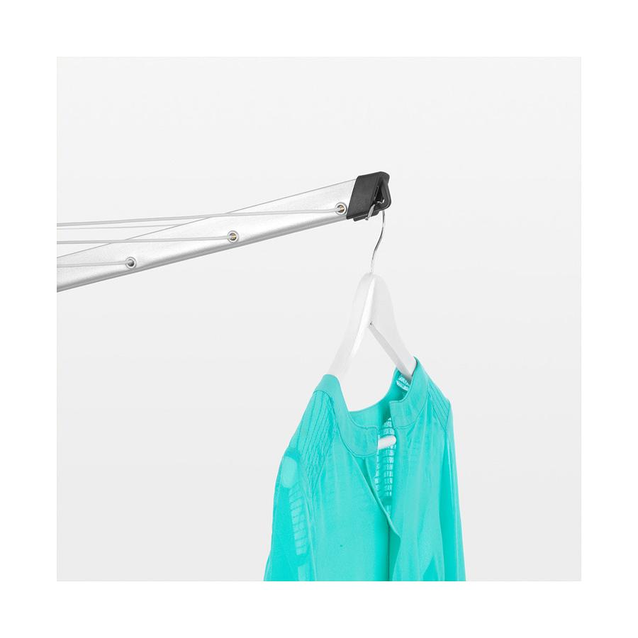 Brabantia Rotary Topspinner Dryer (40m) Metallic Grey Metallic Grey