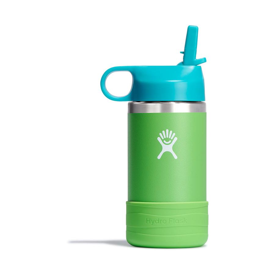 Hydro Flask 12oz (354ml) Wide Mouth Kids Drink Bottle Grass Grass