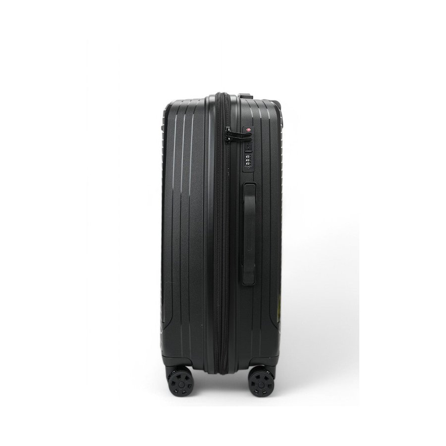Nomad Venture 56cm & 65cm Hardside Luggage Set Black Black
