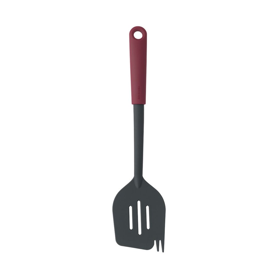 Brabantia Tasty+ Spatula Plus Fork Aubergine Red Aubergine Red