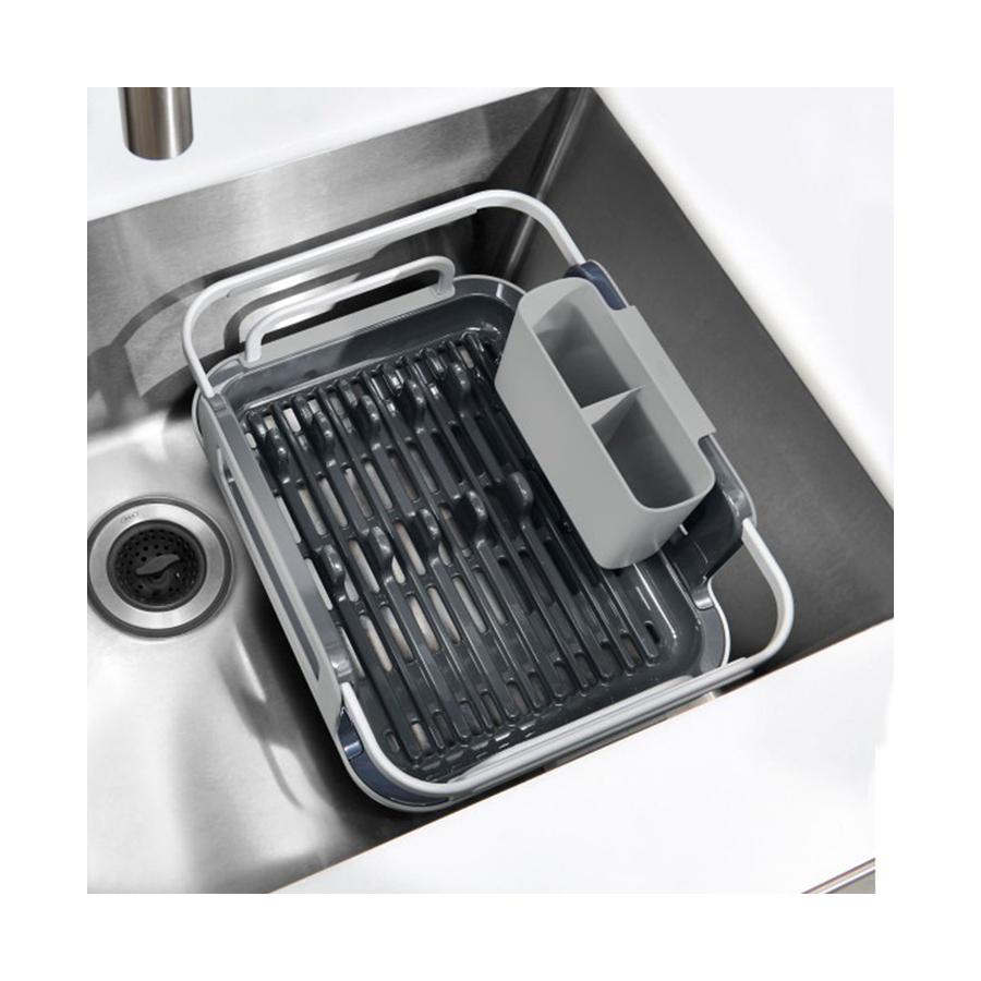 OXO Good Grips Over Sink Dish Rack Silver/Grey Silver/Grey