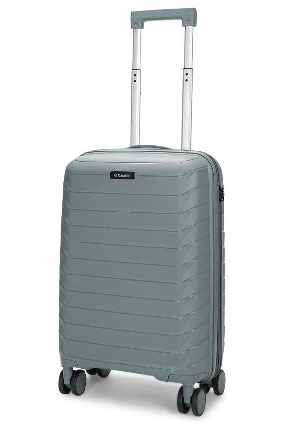 Caselite Expedition 56cm Hardside Carry-On Suitcase Grey Green