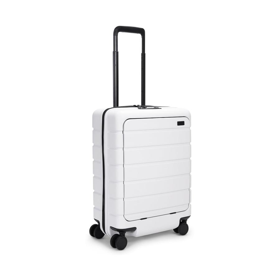 Explorer Arlo Pro 52cm Front Access Hardside Carry-On Suitcase White White