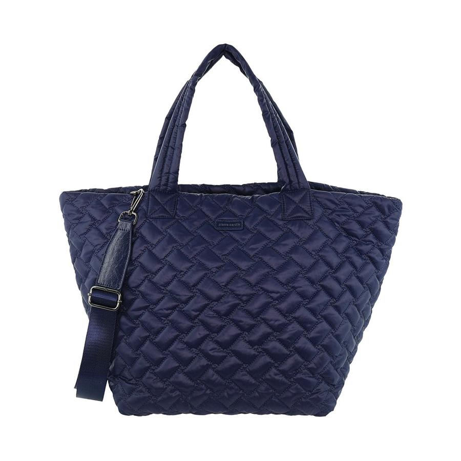 Pierre Cardin Misty Ladies Nylon Padded Tote Bag Navy Navy