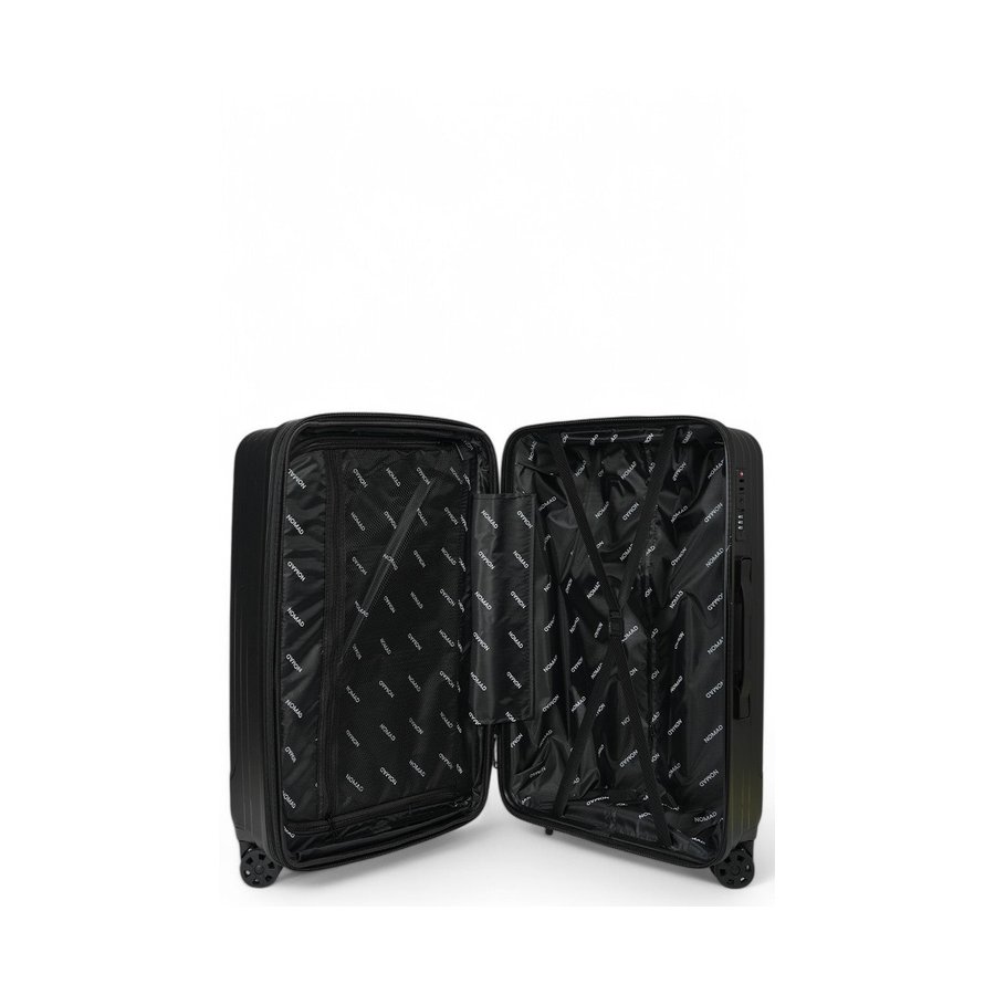 Nomad Venture 56cm & 65cm Hardside Luggage Set Black Black