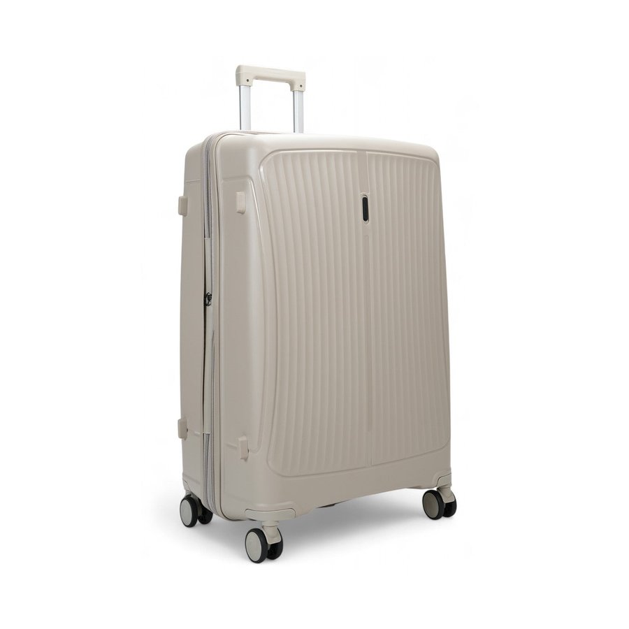 Nomad Quest 56cm, 65cm & 75cm Hardside Luggage Set Beige Beige