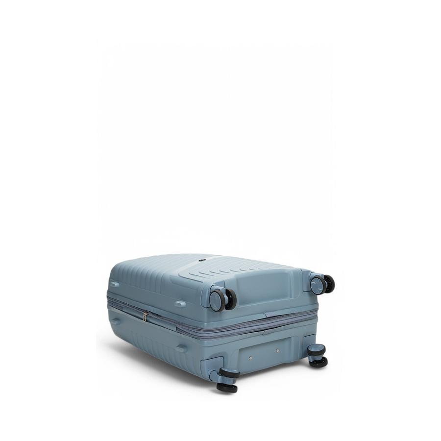 Nomad Journey 66cm Hardside Checked Suitcase Steel Blue Steel Blue